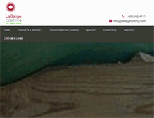 Tablet Screenshot of labargecoating.com